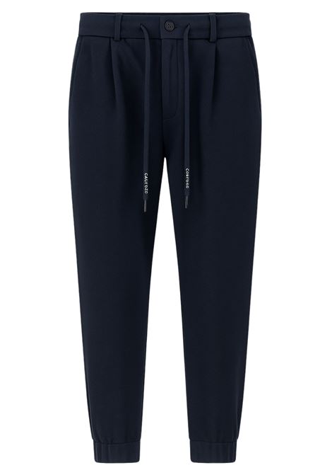 Pantalone CIRCOLO 1901 in piqué blu navy con lacci logati CIRCOLO 1901 | Pantaloni | CN4663447